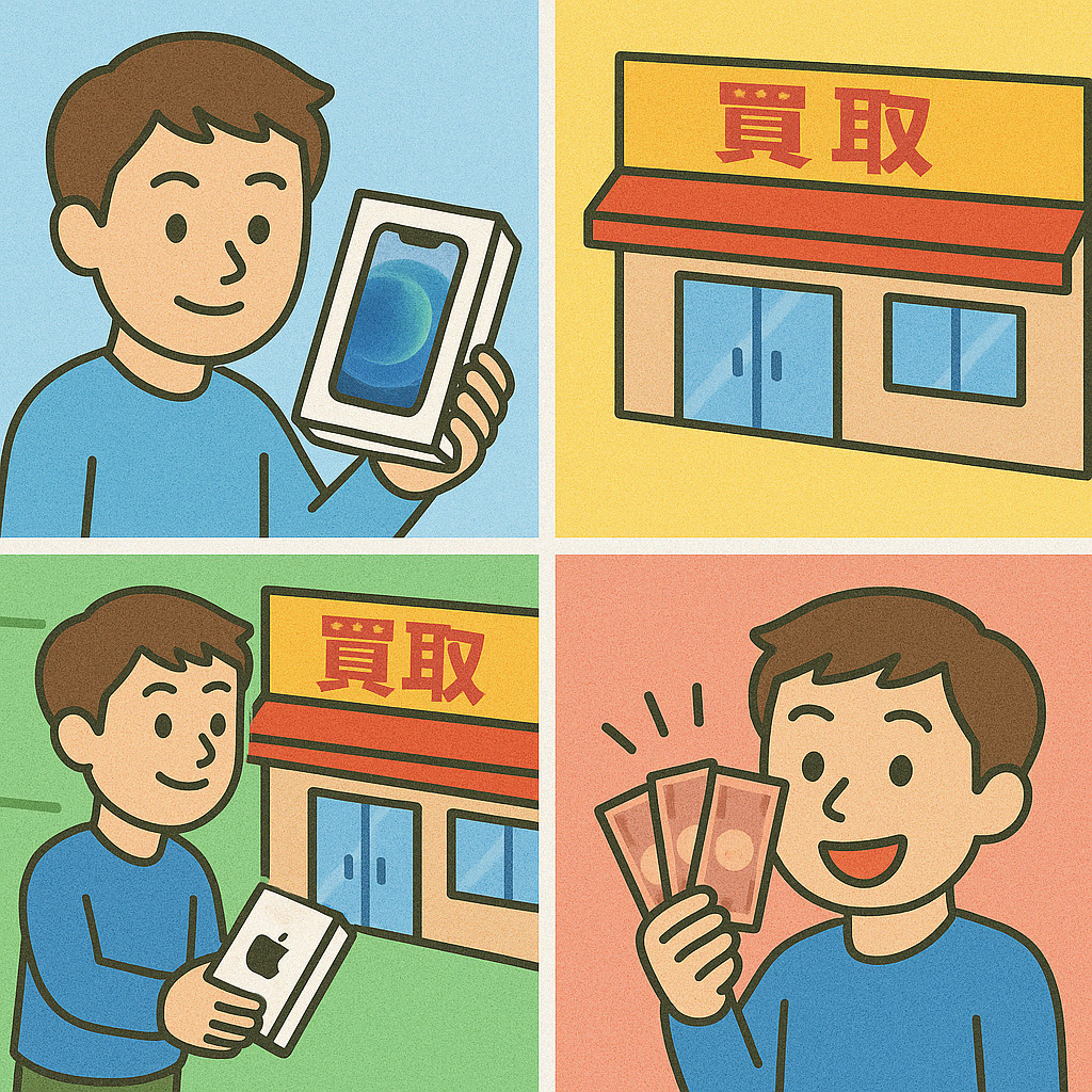 Apple製品(iPhoneなど)を買って、買取業者に売る