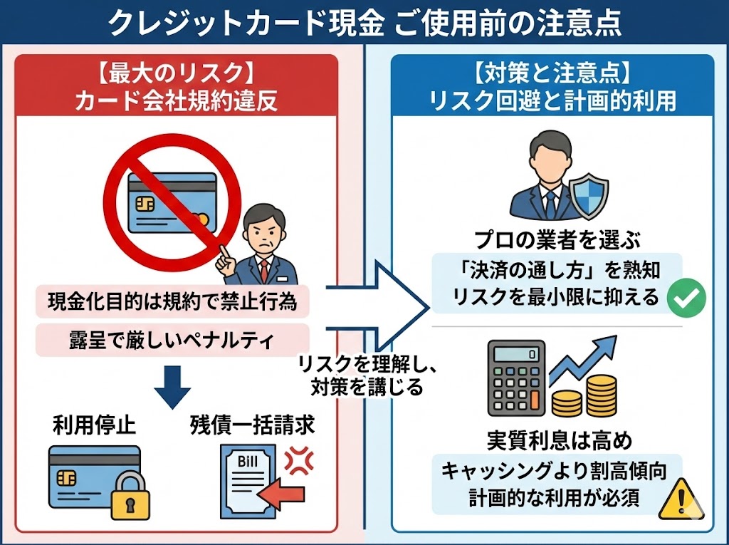 利用前に最低限知っておくべき注意点の図解